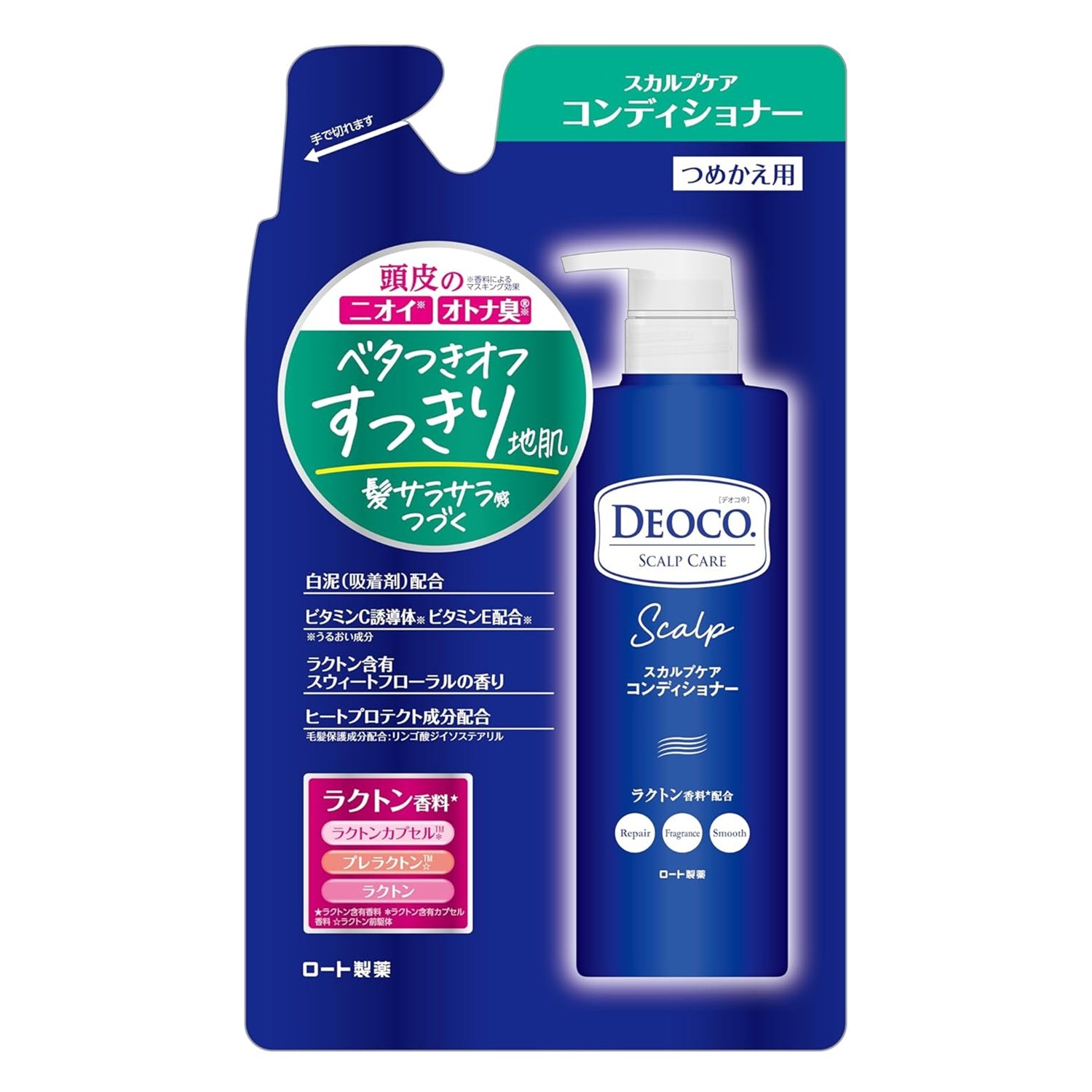 デオコ スカルプケアコンディショナー つめかえ用 370g スウィートフローラルの香り