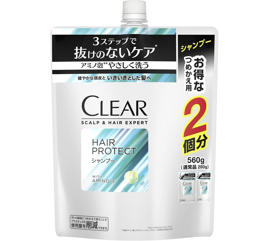 CLEAR(クリア) ヘアプロテクト メンズ 男性用 スカルプケア 頭皮 シャンプー つめかえ用 560g クリア フローラル